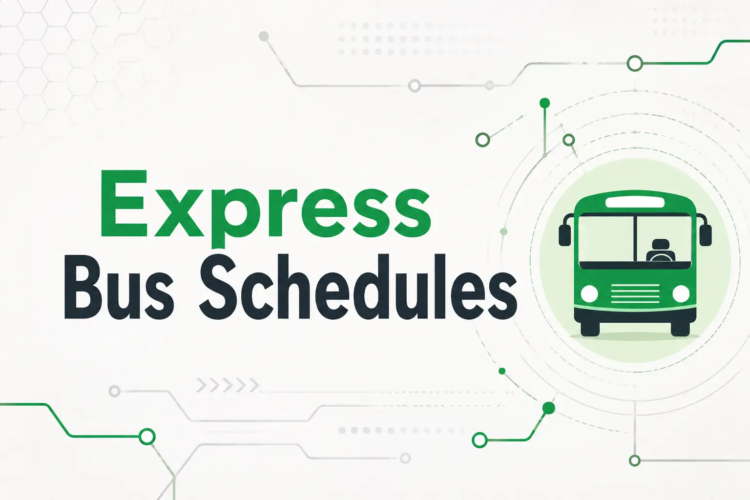 Express bus schedules